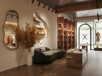 Cửa hàng thời trang với tone màu cực chill. Thiết kế - thi công trọn gói 369 design