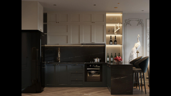 Căn hộ studio Vinhomes Smart city diện tích 47,5m2. Thiết kế - thi công trọn gói 369 design.