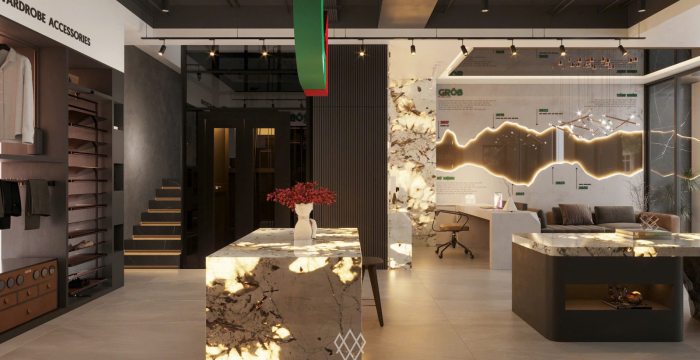 SHOROOM THIẾT BỊ PHỤ KIỆN NHÀ BẾP GROB