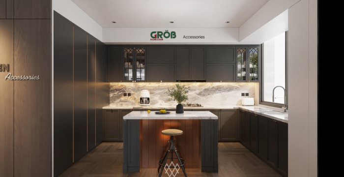 SHOROOM THIẾT BỊ PHỤ KIỆN NHÀ BẾP GROB